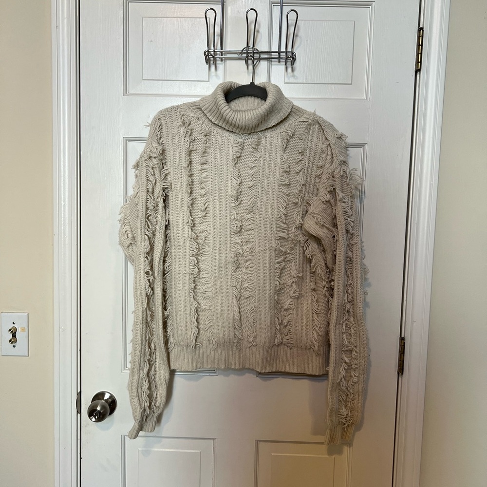 Vintage tassel turtleneck